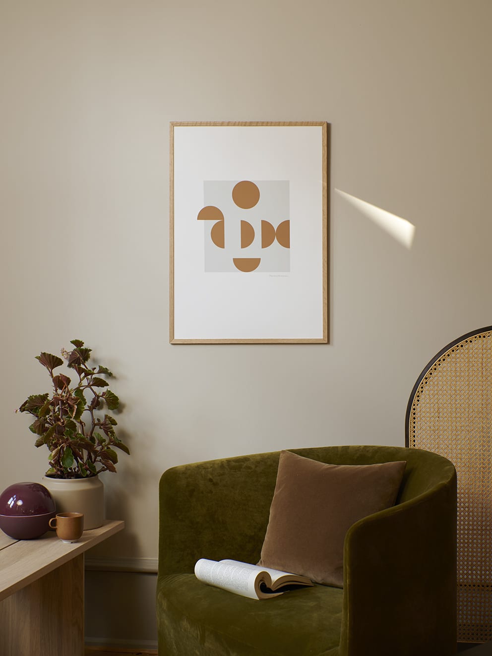 The Poster Club Balancing Objects 03 Poster 30x40 cm grau orange