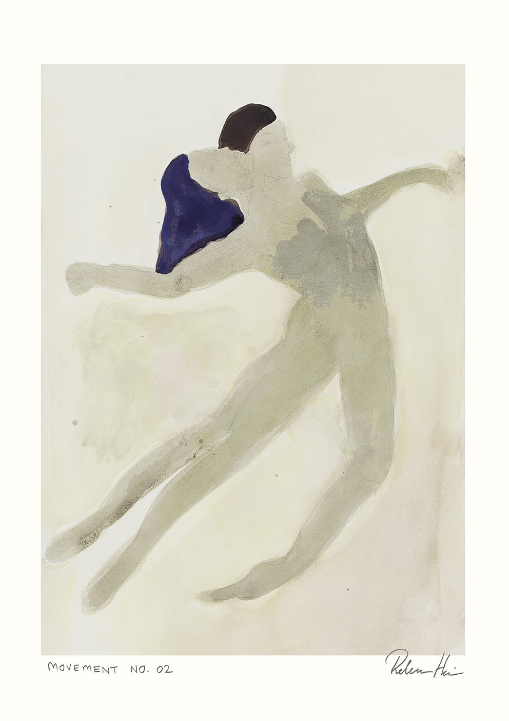 The Poster Club Movement no. 02 Poster 30x40 Beige