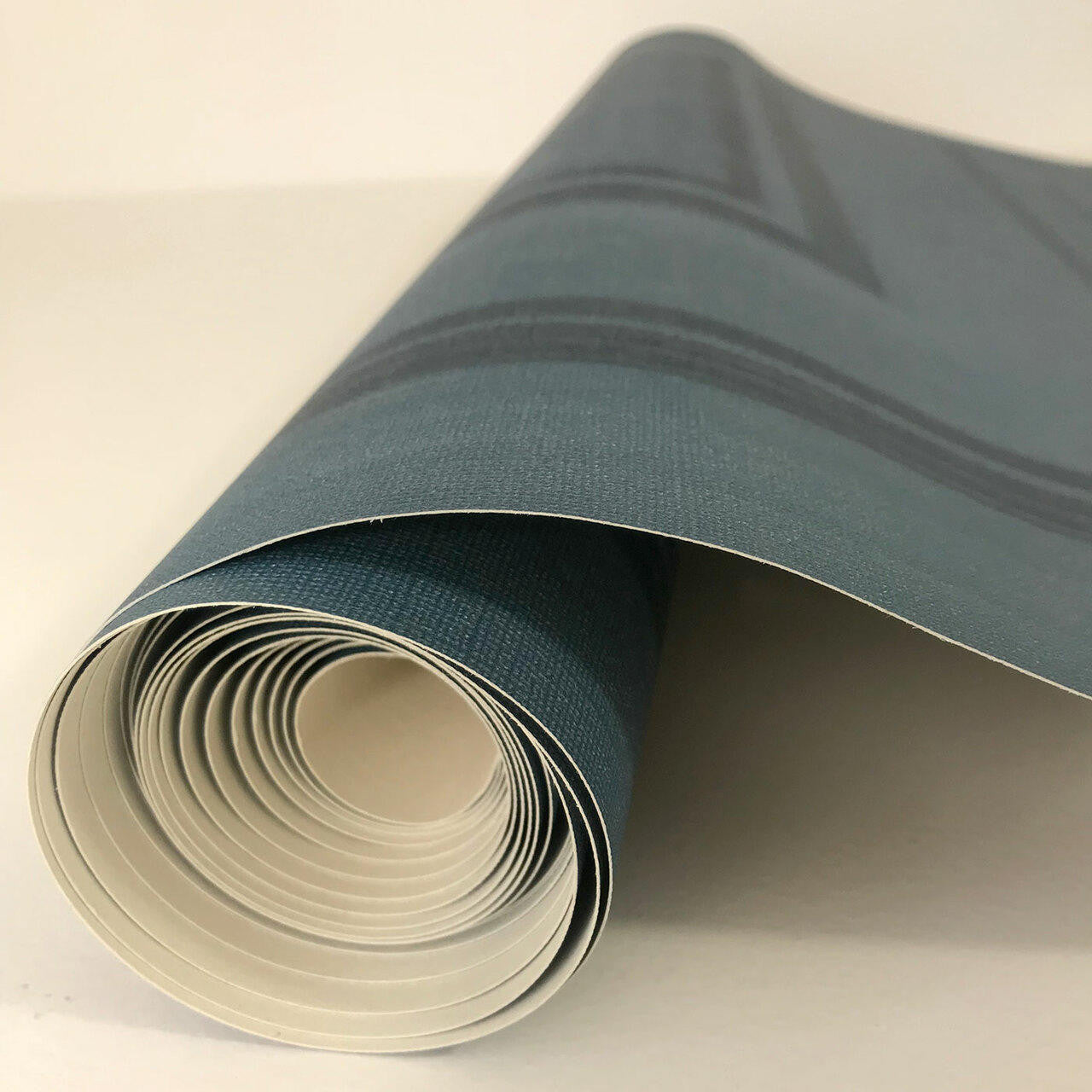 Mineheart Wallpaper Petrol Panelling Tapete Blau Paneel Rolle
