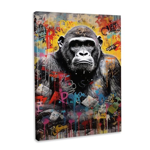 Hustling Sharks Wandbilder Gorilla Money Wandbild 30x45 cm