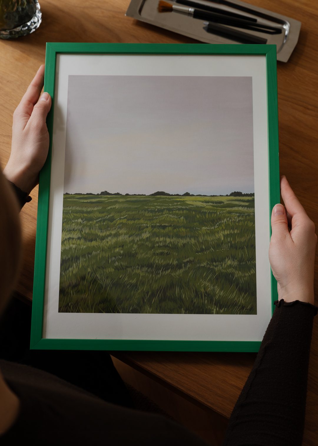The Poster Club Art Prints Lilac Vetiver Poster 30x40 grün