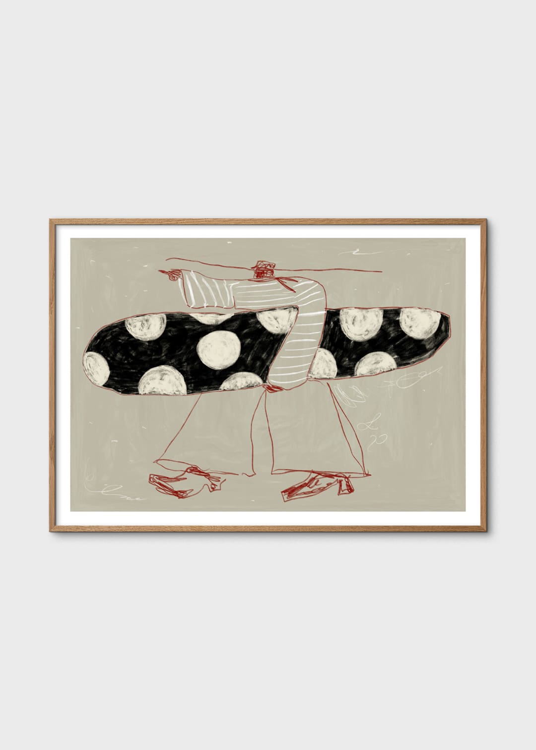 The Poster Club Sam at Sea Kunstdruck 30x40 schwarz