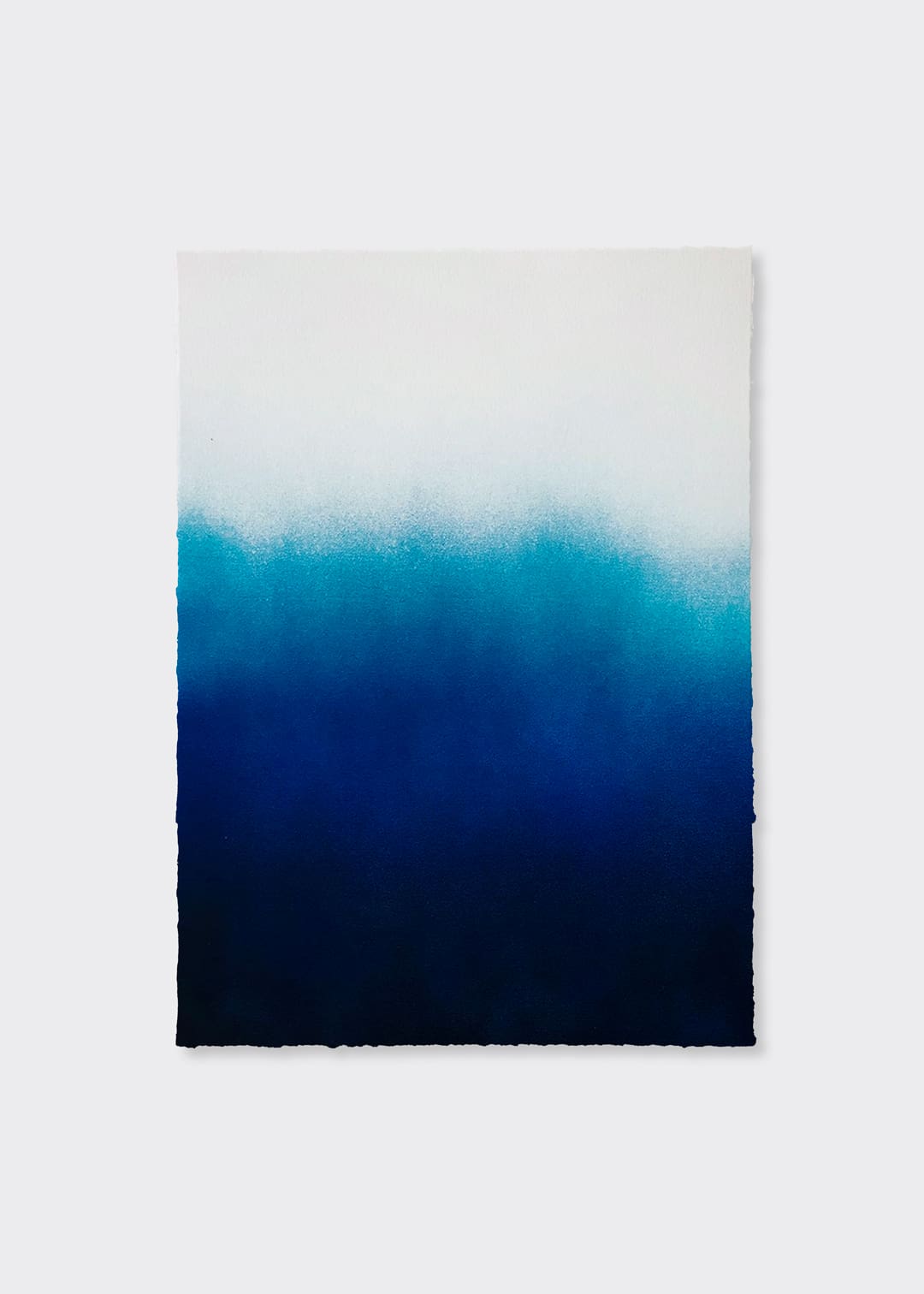 The Poster Club Hazy Blue Kunstdruck 79x108 cm blau abstrakt