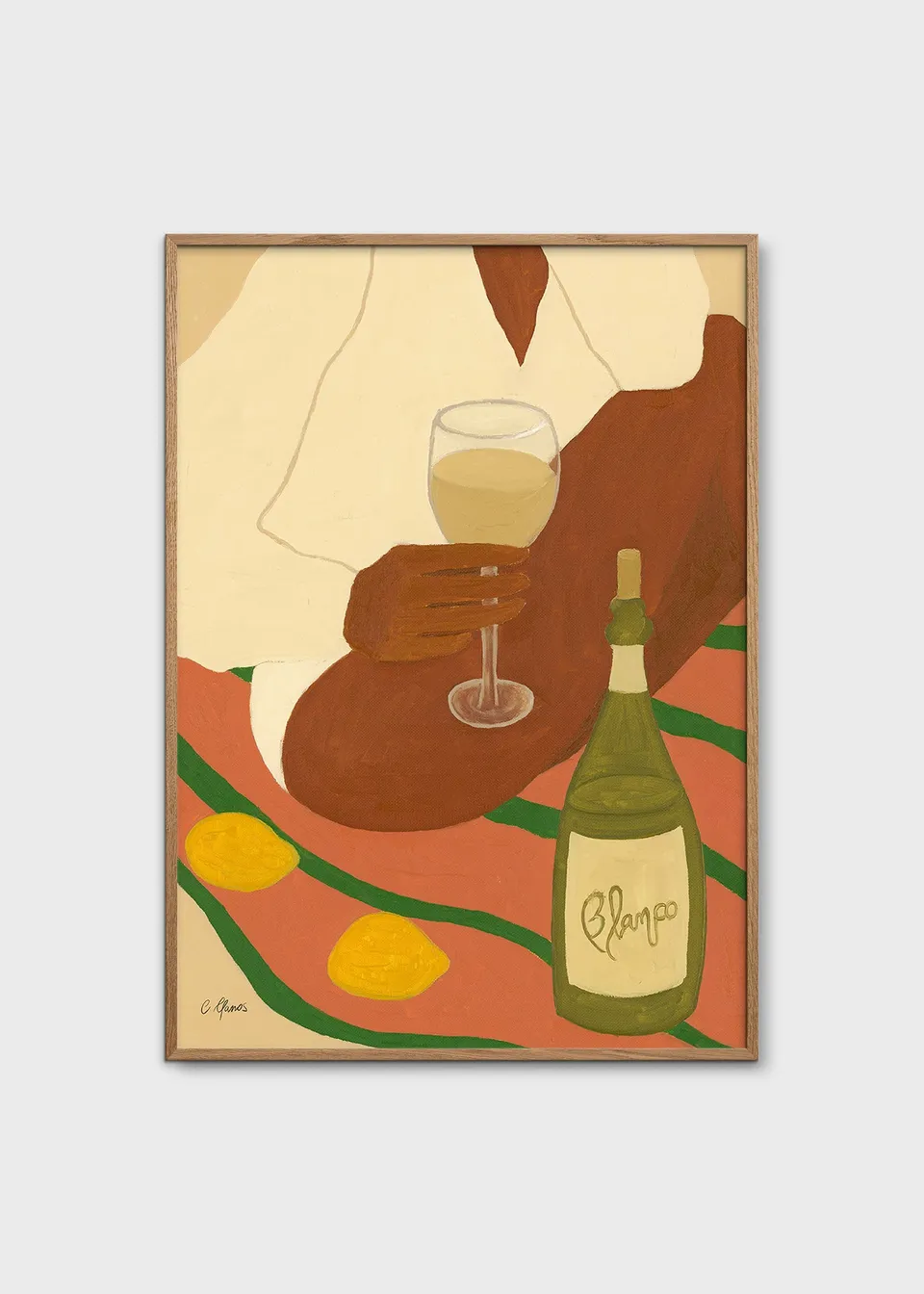 The Poster Club Golden Hour Kunstdruck 30x40 cm Küche