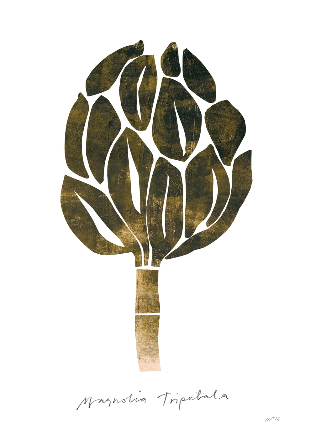 The Poster Club Art Prints Magnolia Poster 30x40 botanisch
