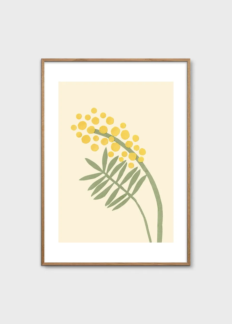 The Poster Club Art Prints Acacia Poster 30x40 cm grün-gelb