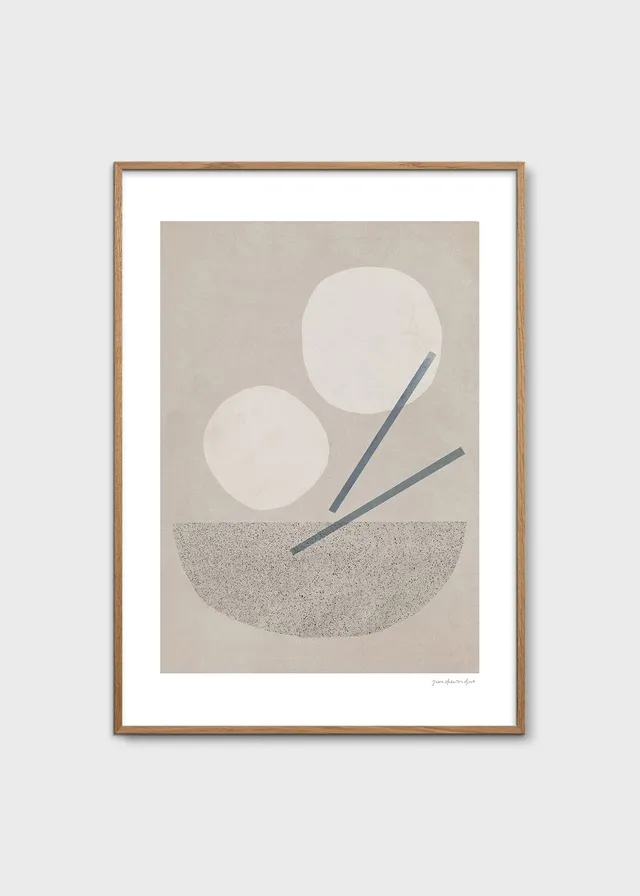 The Poster Club Miso Kunstdruck 30x40 cm beige