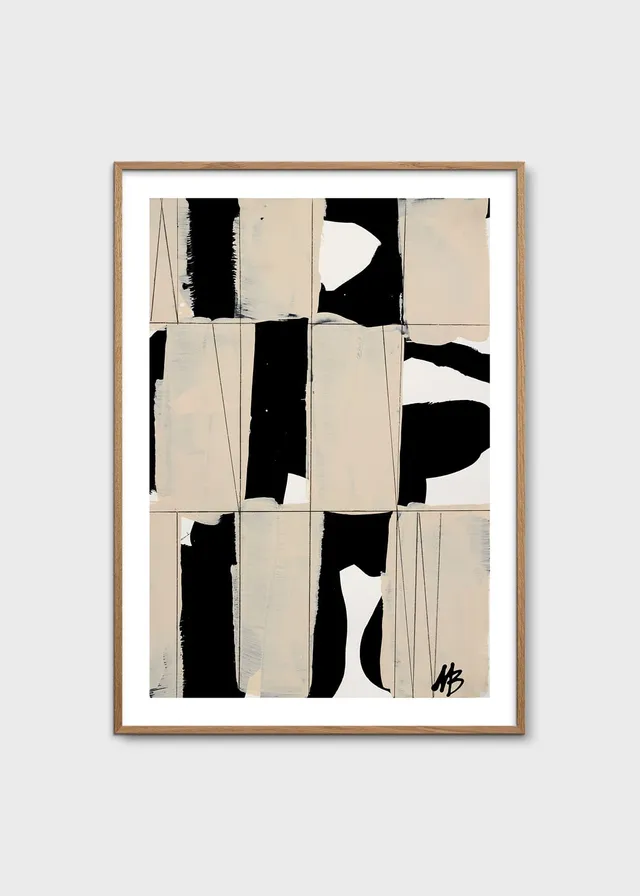 The Poster Club Art Prints Organized Poster A4 beige