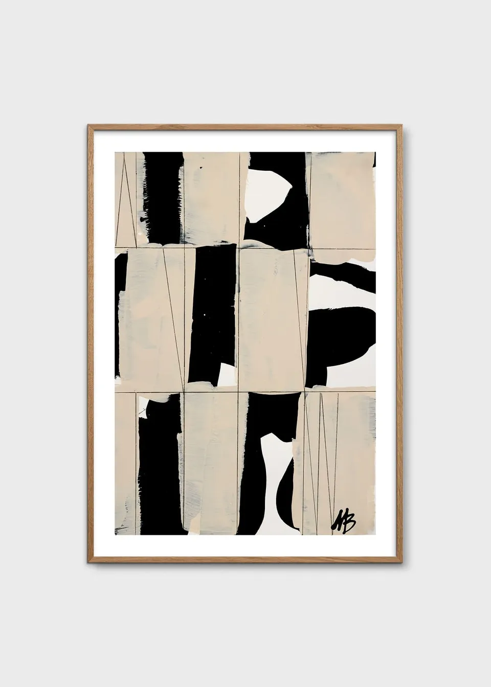 The Poster Club Art Prints Organized Poster A4 beige