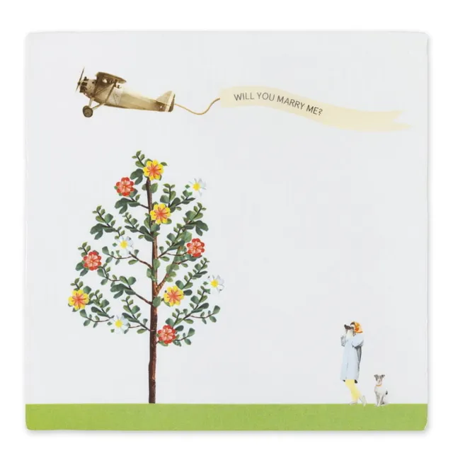 Storytiles Delft Blue Luchtpost Wandfliese 10x10 cm personalisierbar