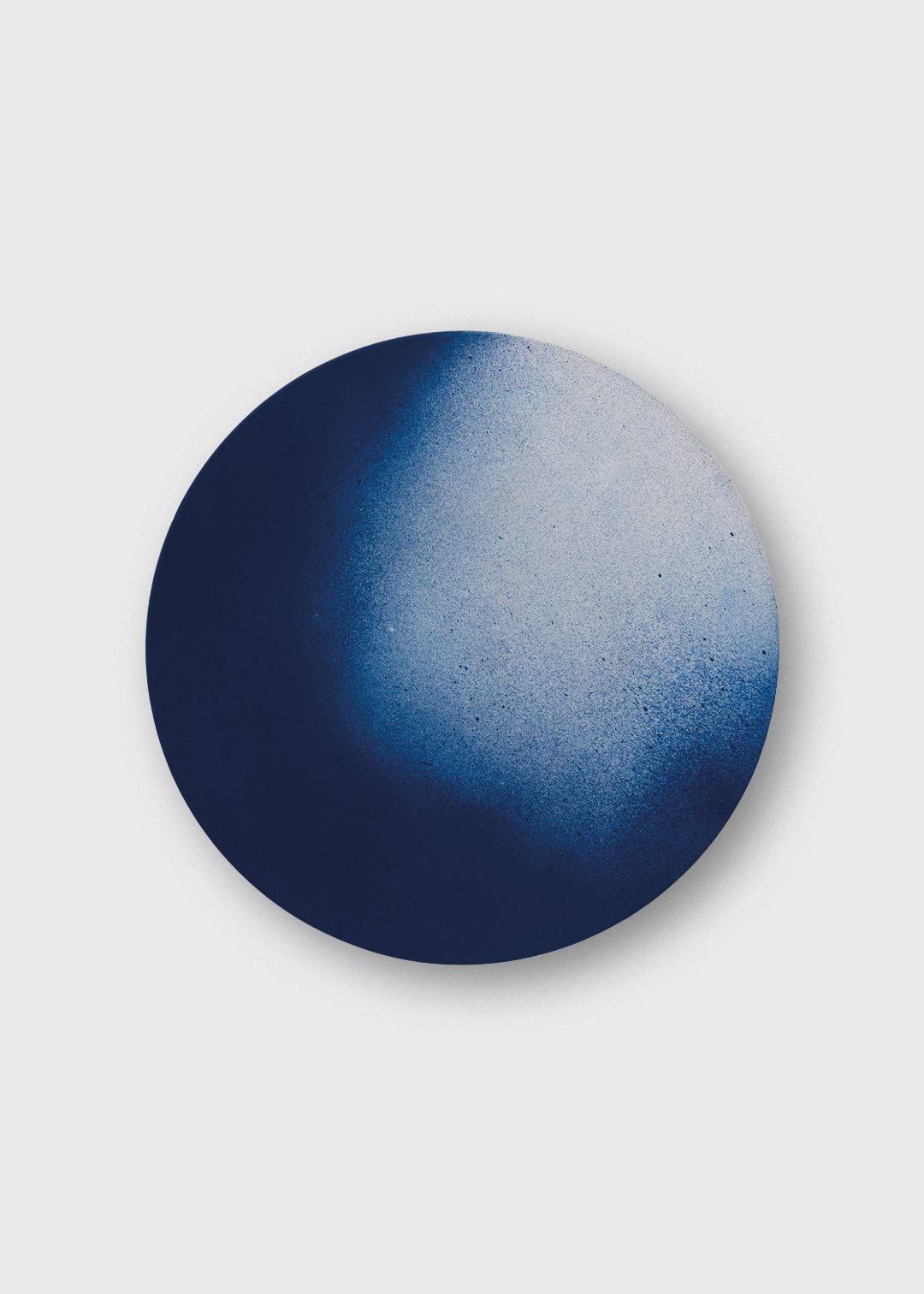 The Poster Club Art Prints Blue Moon Relief Ø24 cm blau