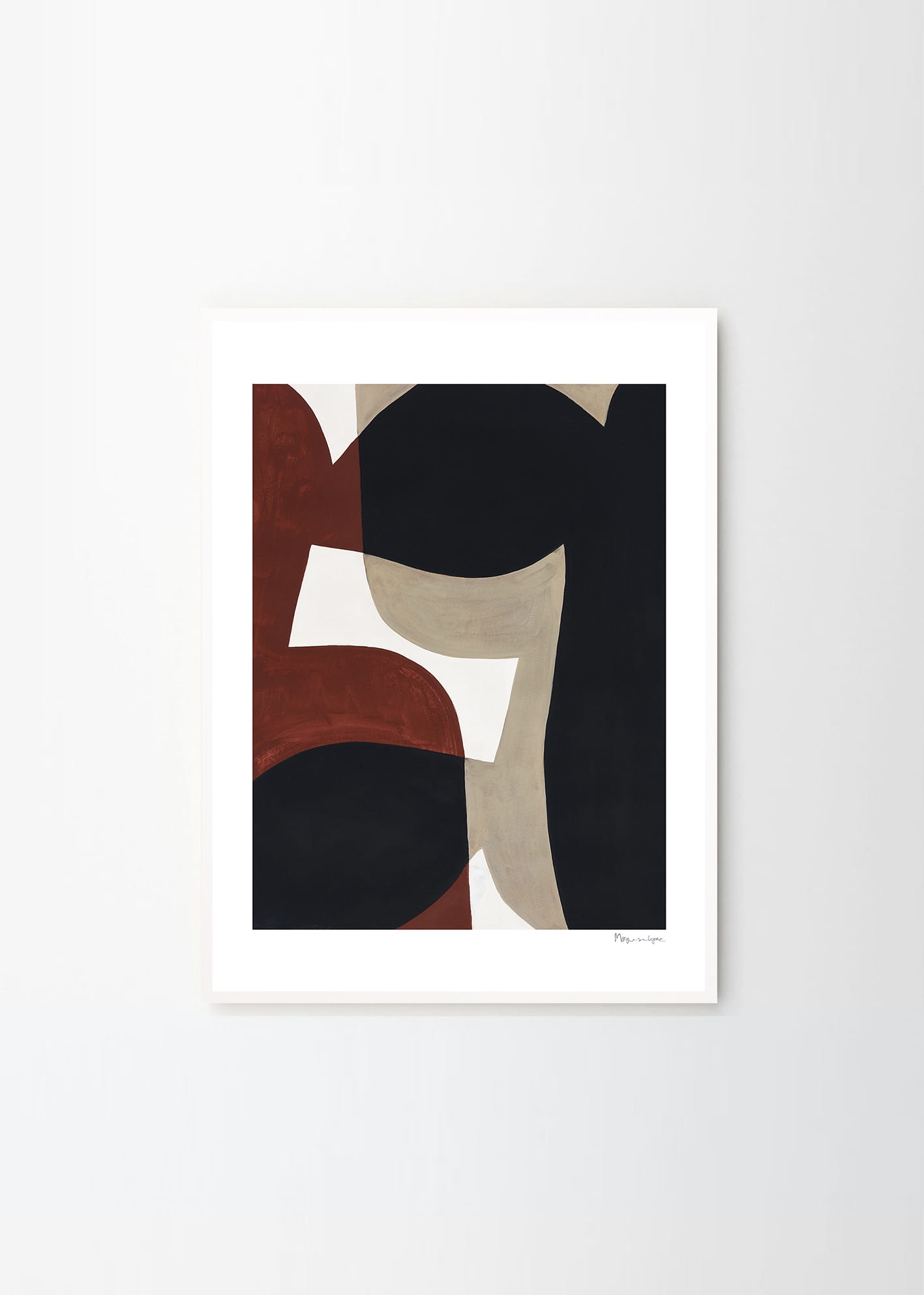 The Poster Club Connected Shapes No 1 Poster 50x70