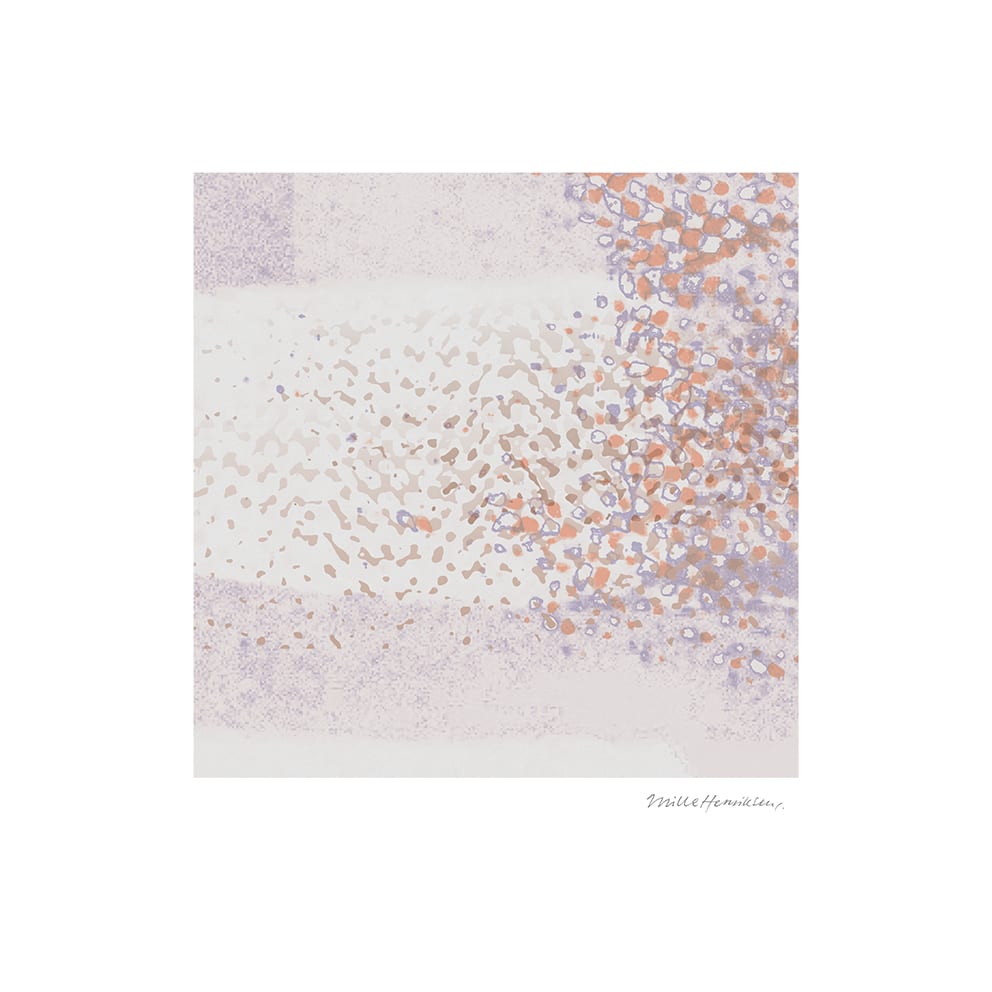The Poster Club Art Prints Impact No. 3 Poster 50x50 cm rosa