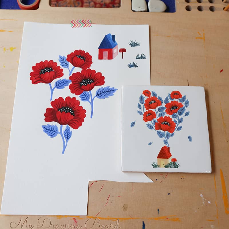 Storytiles Delft blue Waar liefde is Wandfliese S 10x10 cm Zuhause