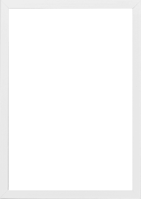 The Poster Club White Wood Frame Bilderrahmen 30x40 cm weiß