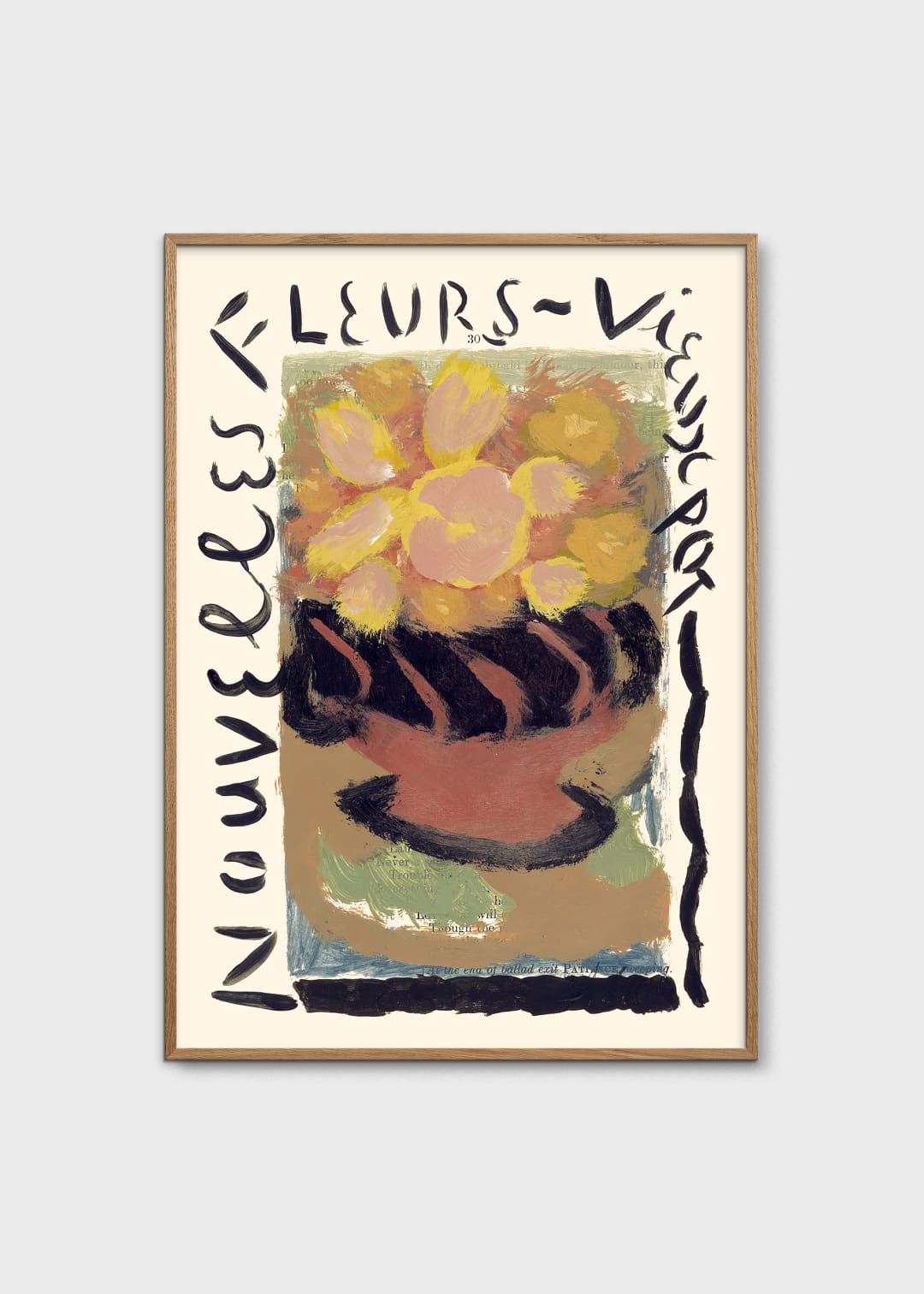 The Poster Club Art Prints Nouvelles Fleurs Poster A4 floral