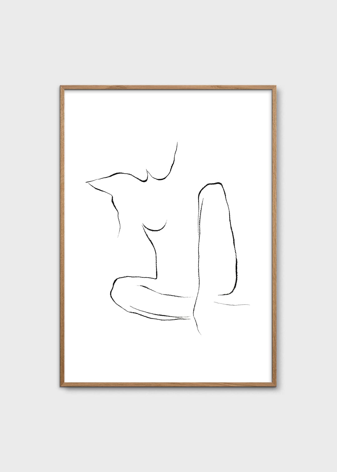 The Poster Club Art Prints Lana Poster 30x40 cm Schwarz-Weiß