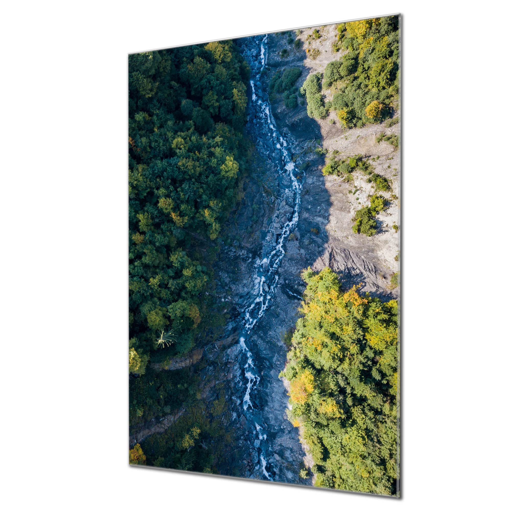 Banjado Magnettafel Zwischen Bäumen Glasboard 40x60 Wald