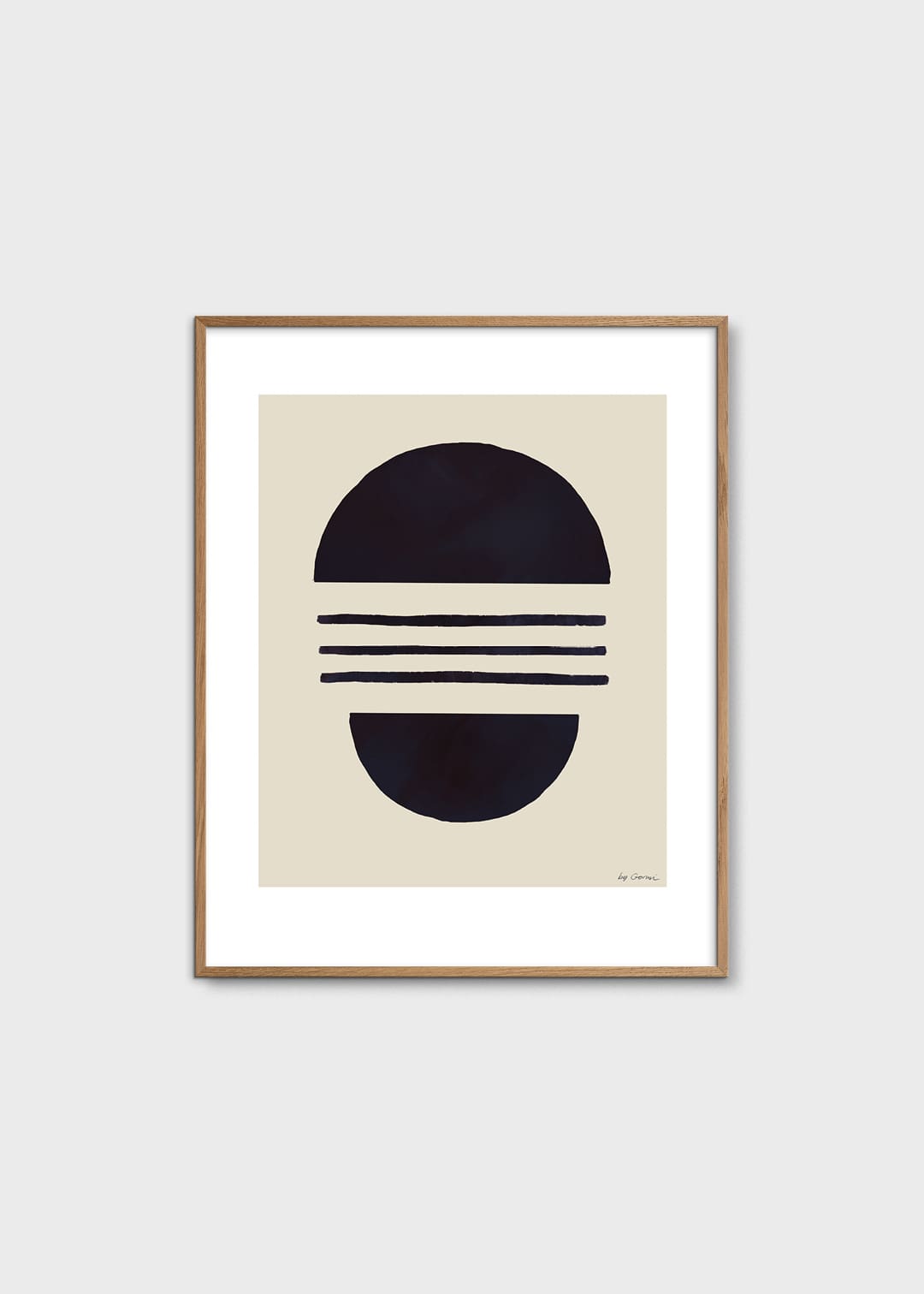 The Poster Club Art Prints Ego Kunstdruck 40x50 cm beige