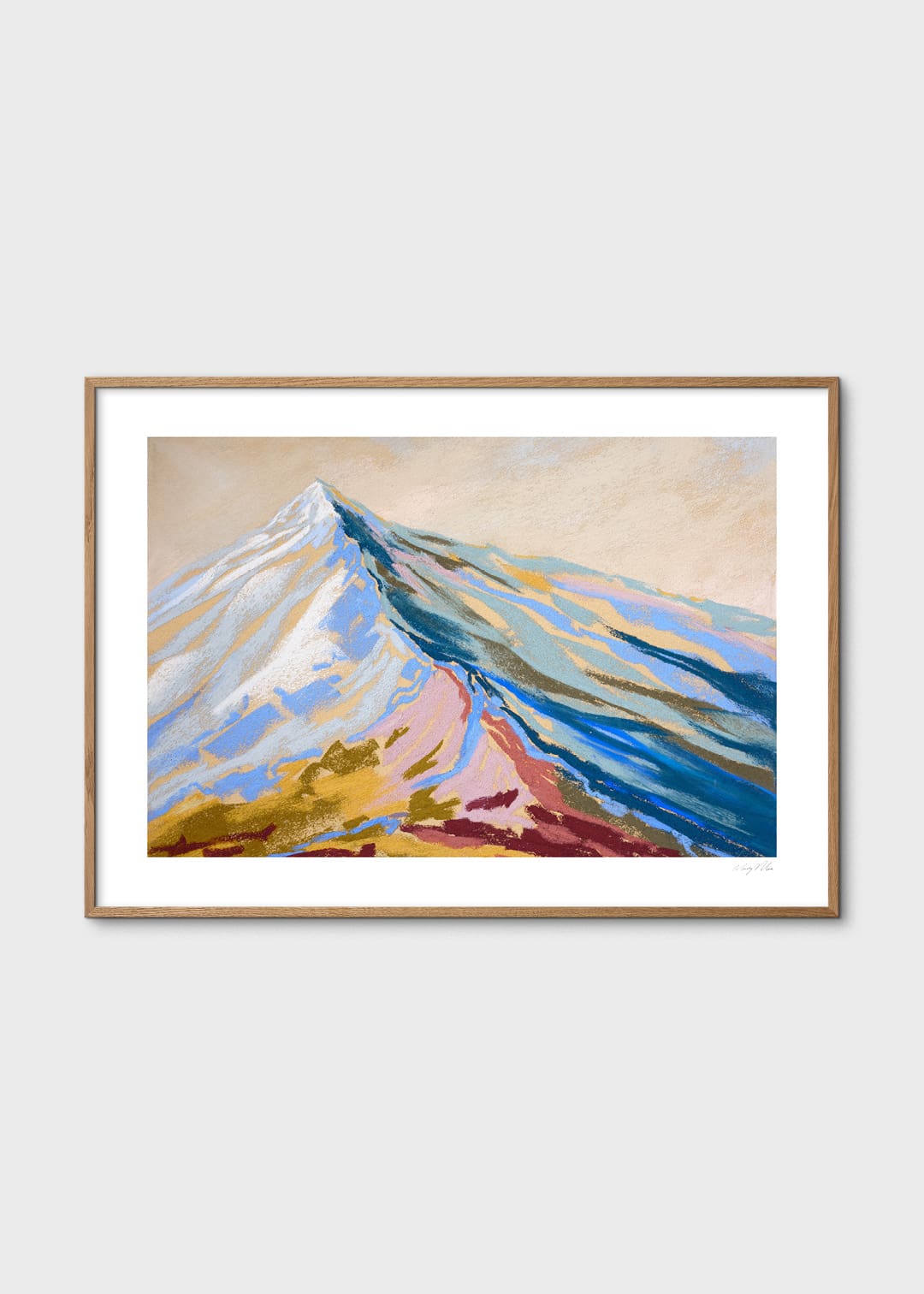 The Poster Club Velvet Peak III Poster A4 Landschaft