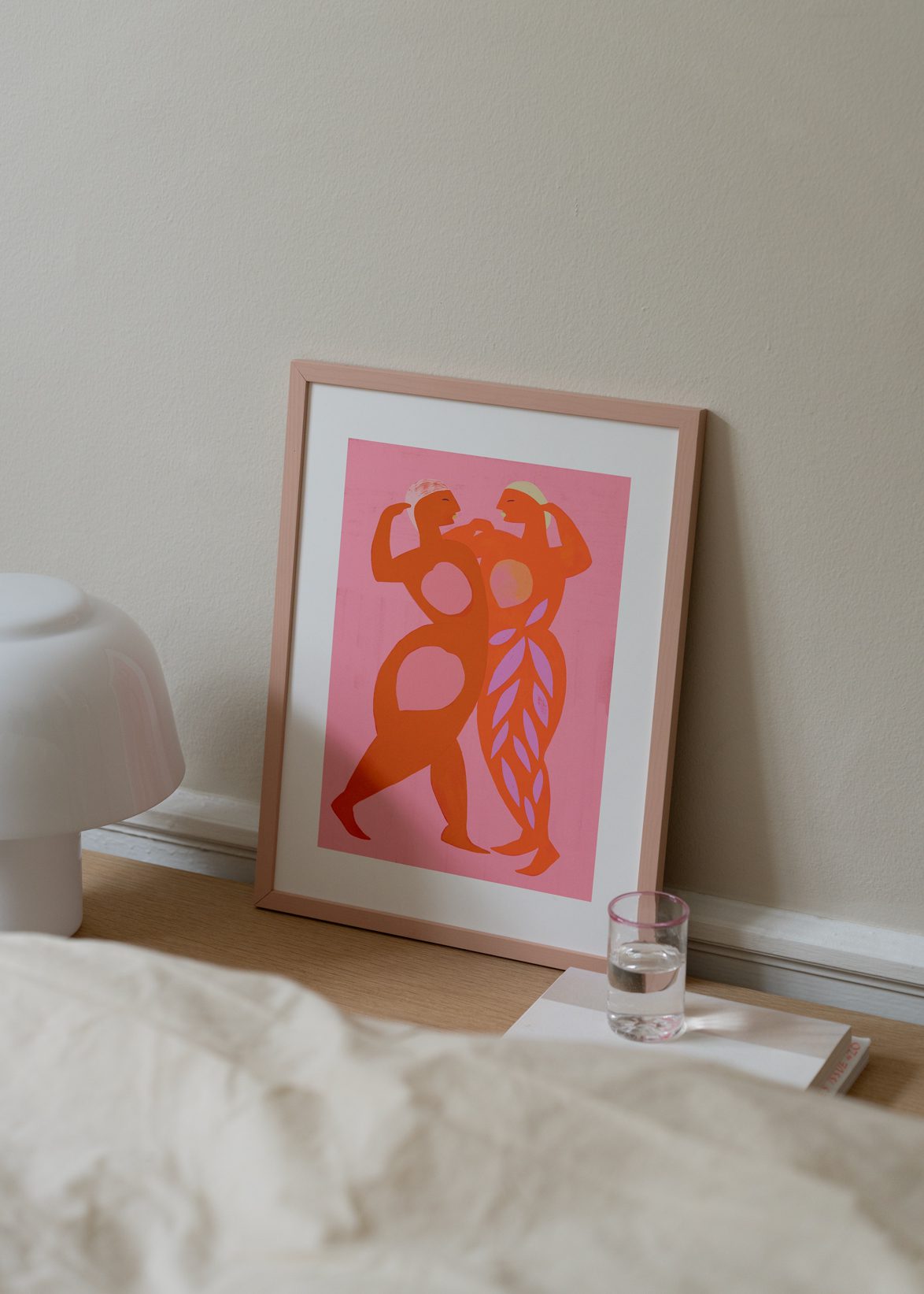 The Poster Club Art Prints Sisterhood Poster 30x40 rosa