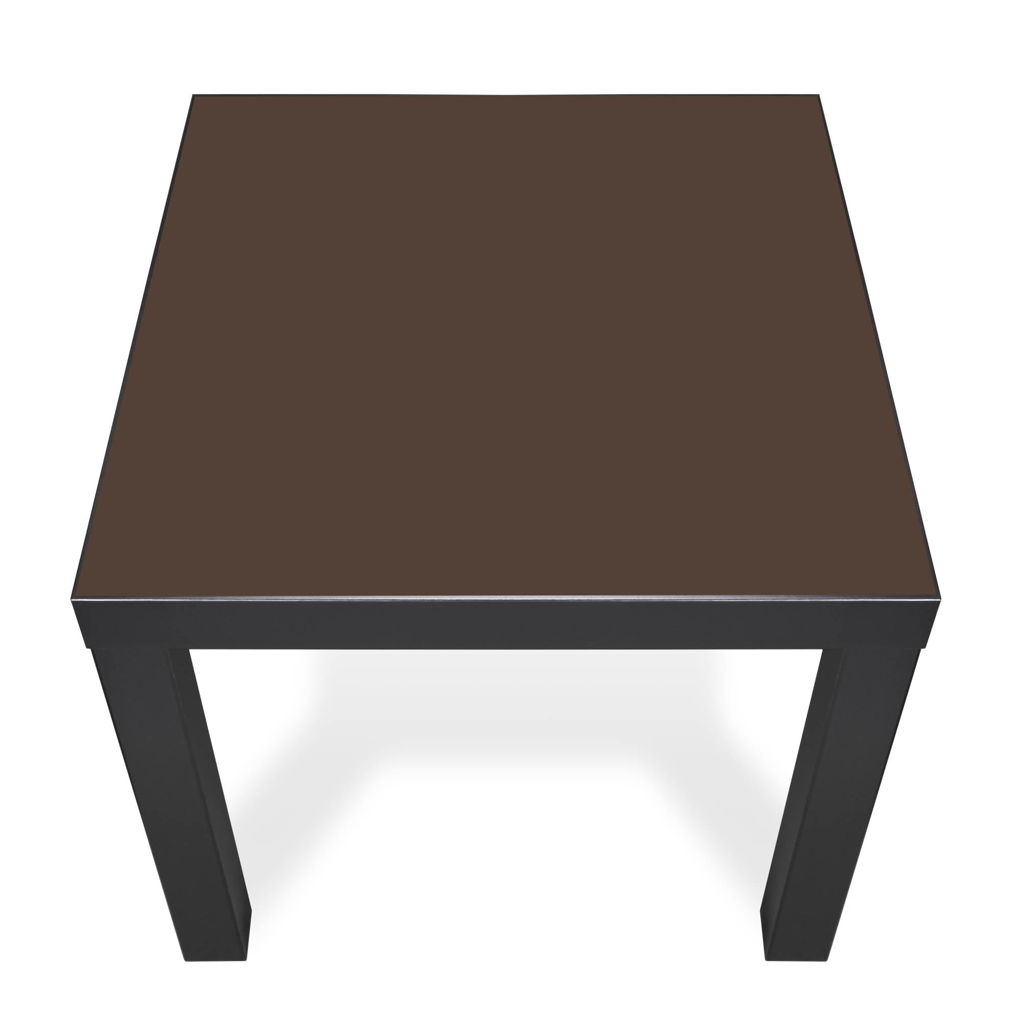 Banjado Möbelfolie Schokobraun Tischfolie 55x55 Uni