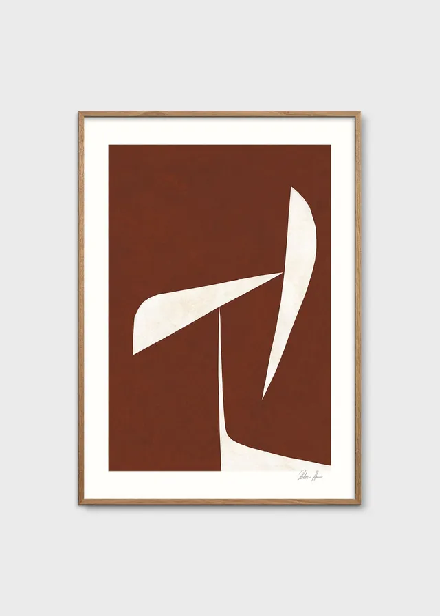 The Poster Club Art Prints Move No. 02 Poster 30x40 cm braun