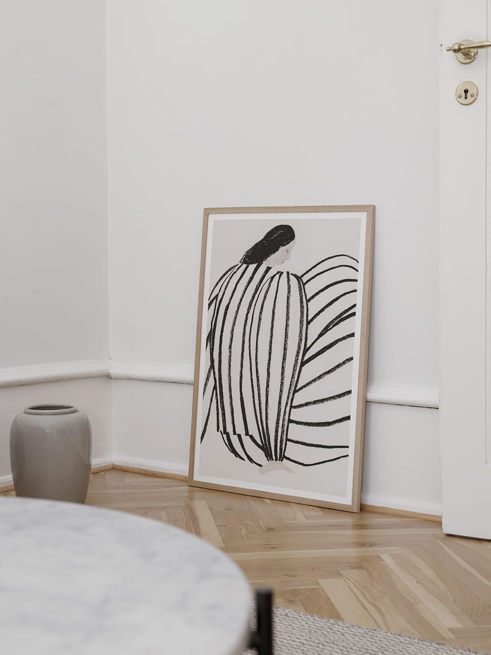 The Poster Club You Poster A4 figurativ beige-schwarz