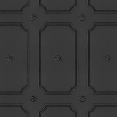 Mineheart Wallpaper Charcoal Georgian Dot Tapete Anthrazit
