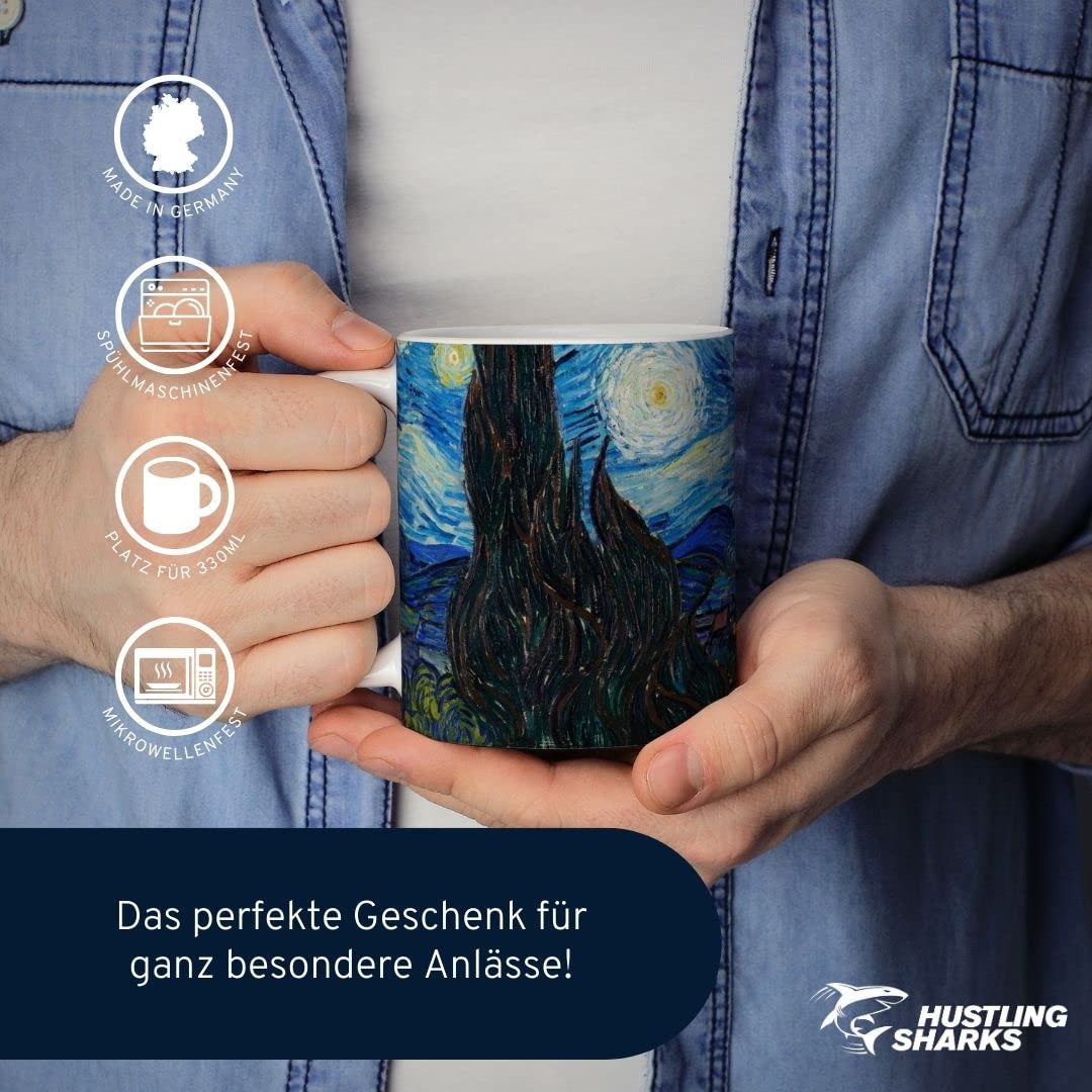 Hustling Sharks Wandbilder Blaue Landschaft Tasse 330ml pastell