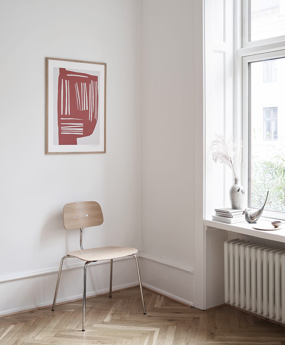 The Poster Club Art Prints Blush Kunstdruck 30x40 cm Grau Rot
