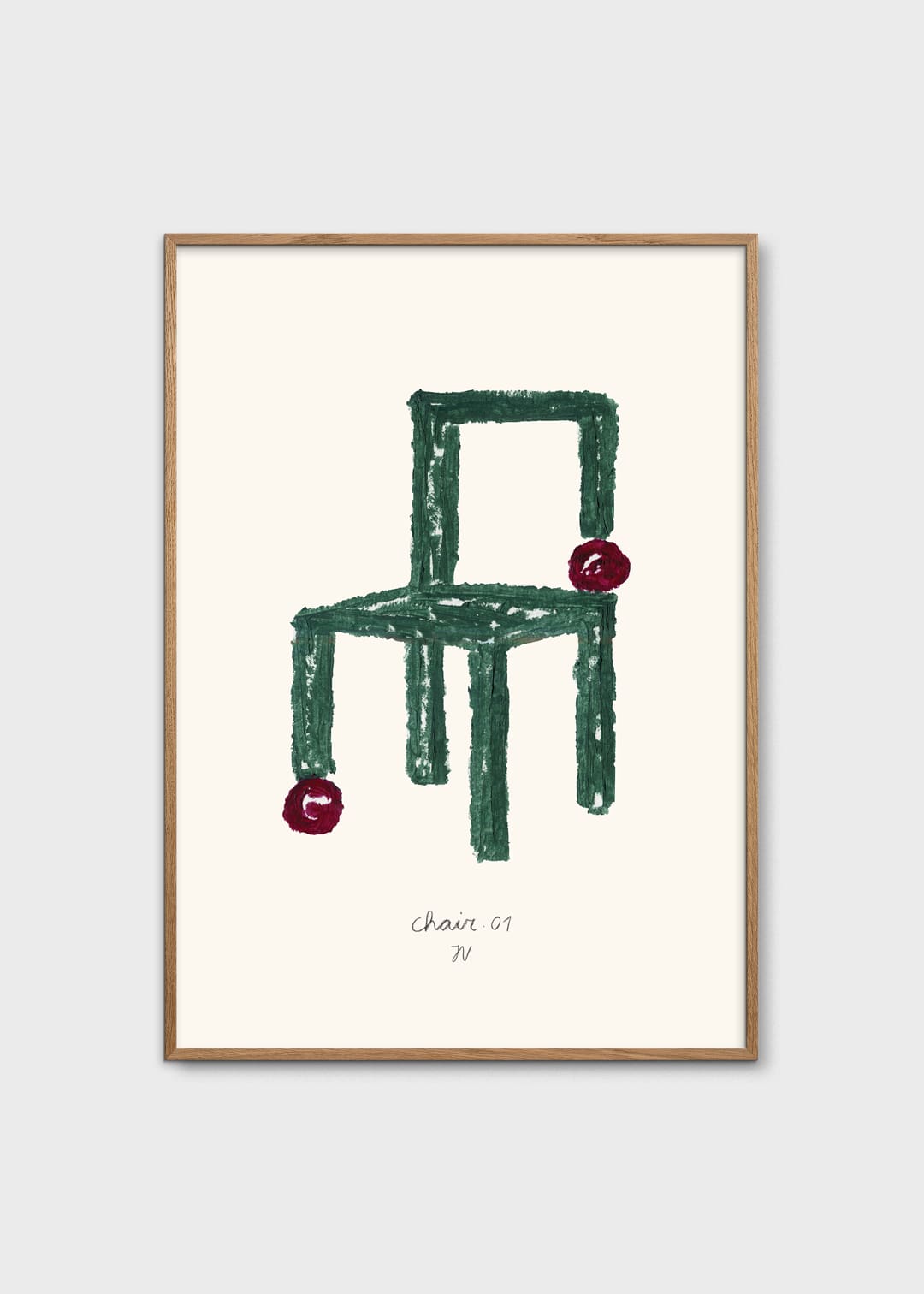 The Poster Club Chair 01 Poster A4 Figurativ