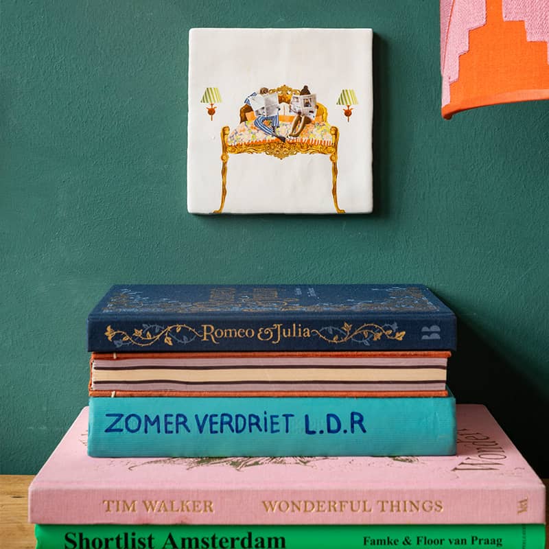Storytiles Delft Blue Beste begin van de dag Fliese 10x10 cm