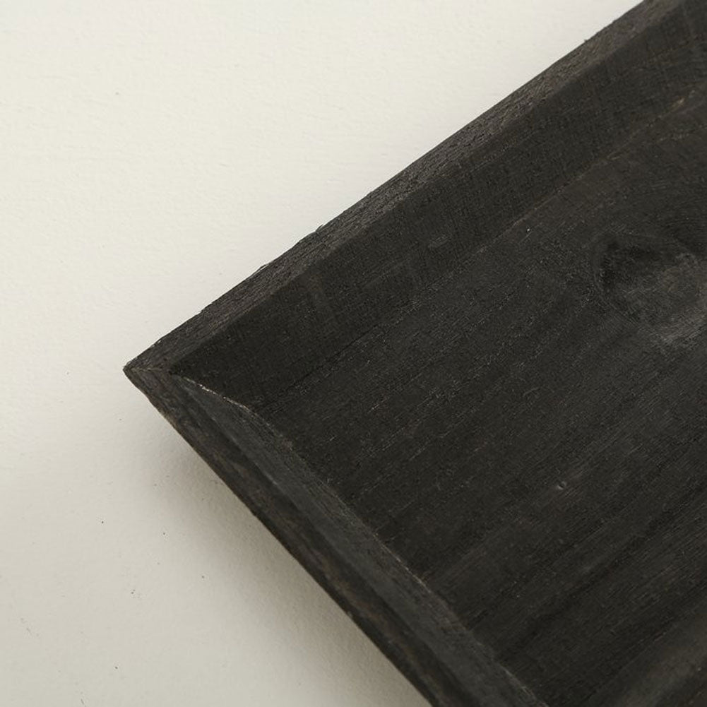 LS-LebenStil Sylt Deko-Tablett 55x16cm shabby schwarz Holz