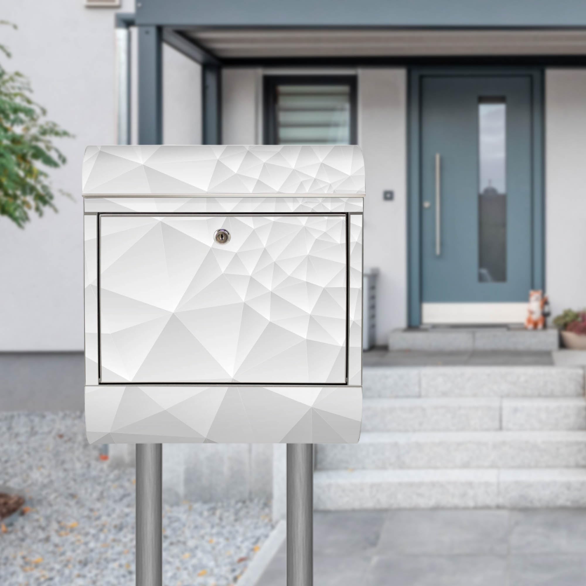 Banjado Briefkasten Nautilus Standbriefkasten Edelstahl A4