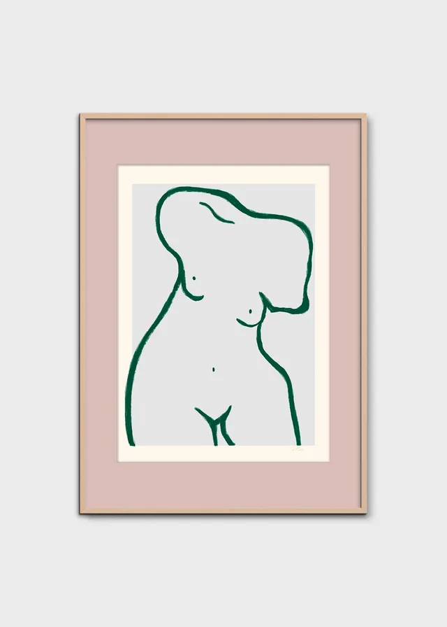 The Poster Club Statue Poster 30x40 cm Figurativ
