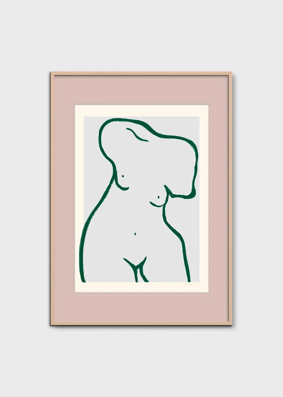 The Poster Club Statue Poster 30x40 cm Figurativ