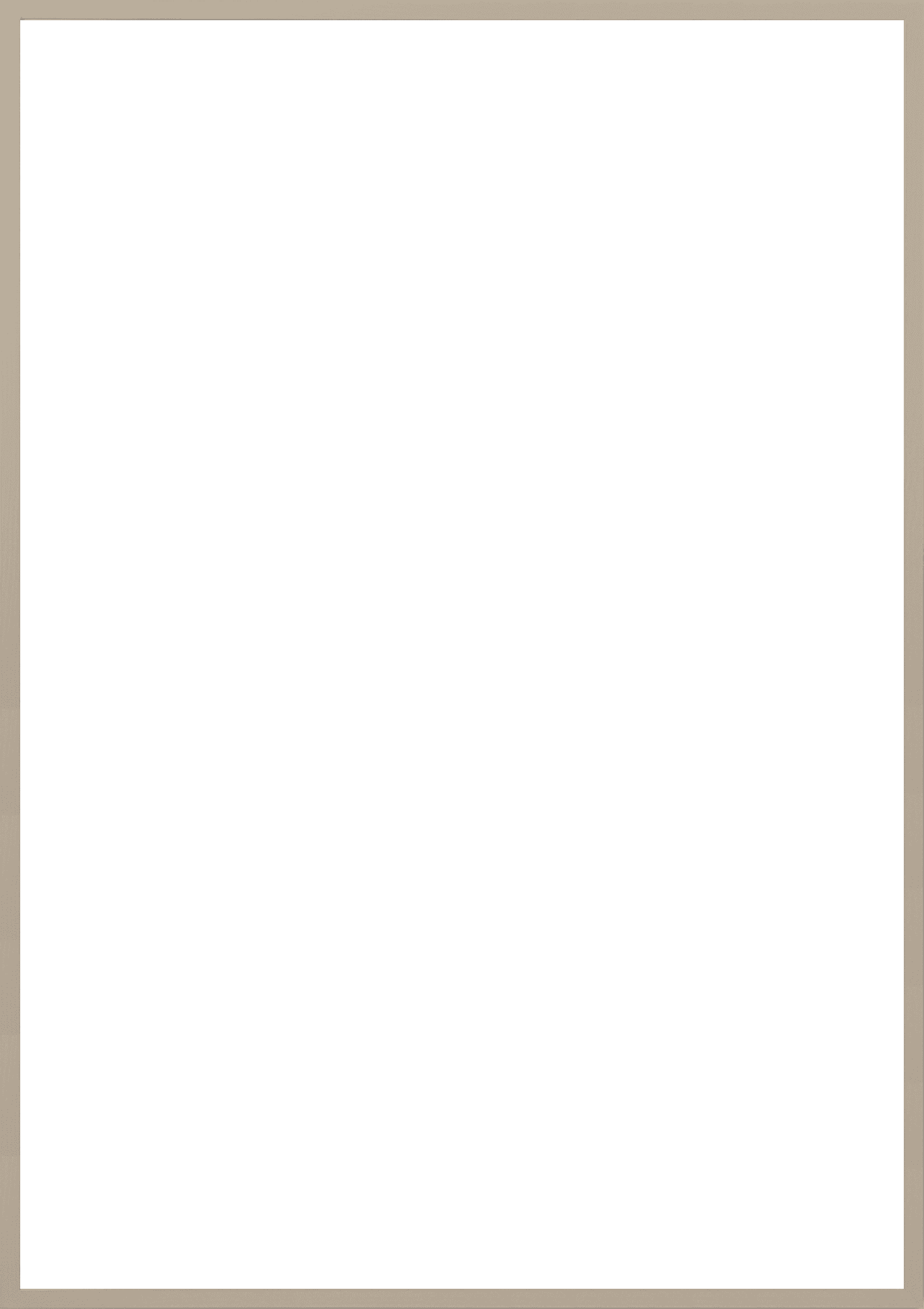 The Poster Club Frames Beige Wood Bilderrahmen A4 Holz