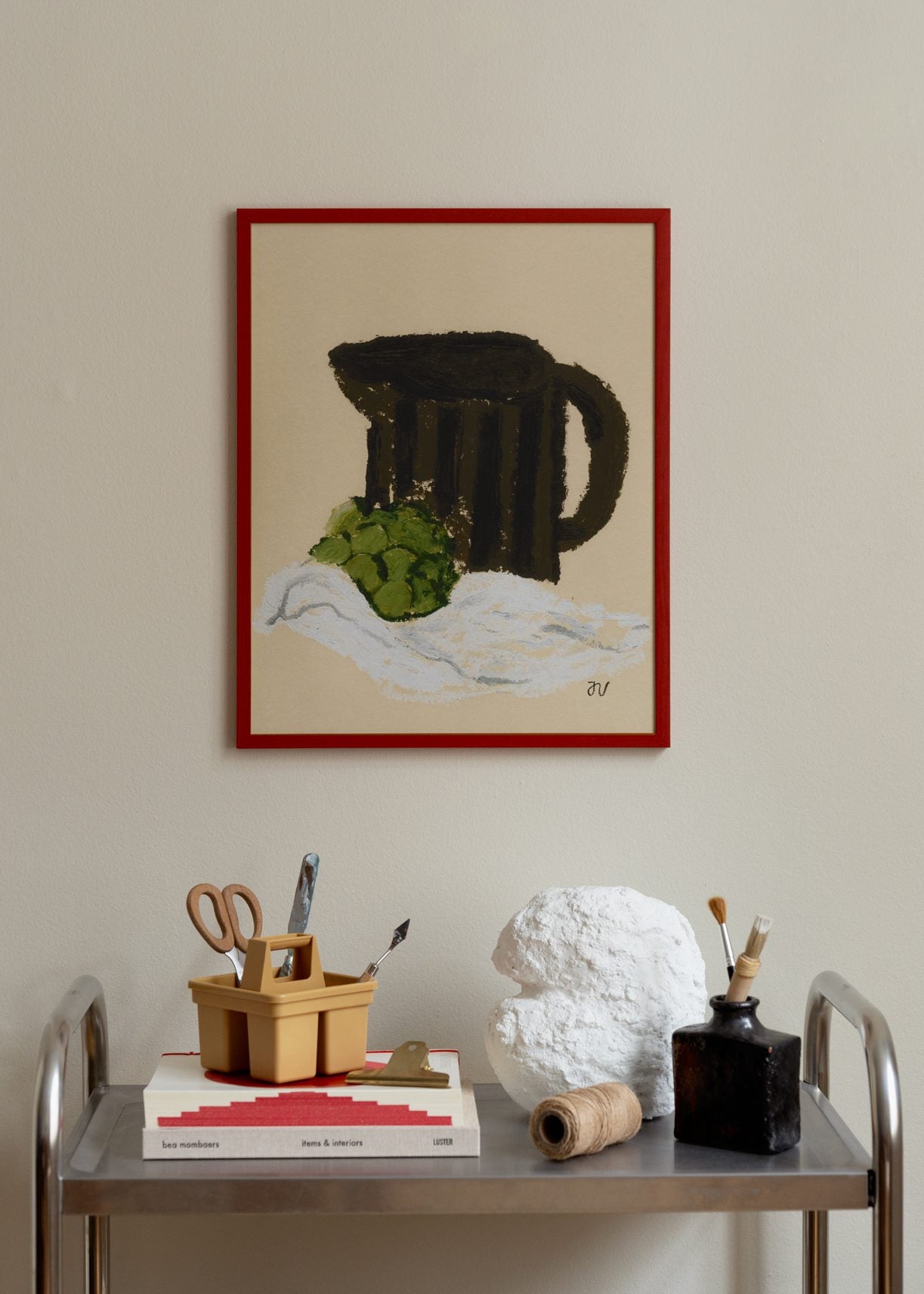 The Poster Club Still Life with Artichoke Poster 30x40 cm grün