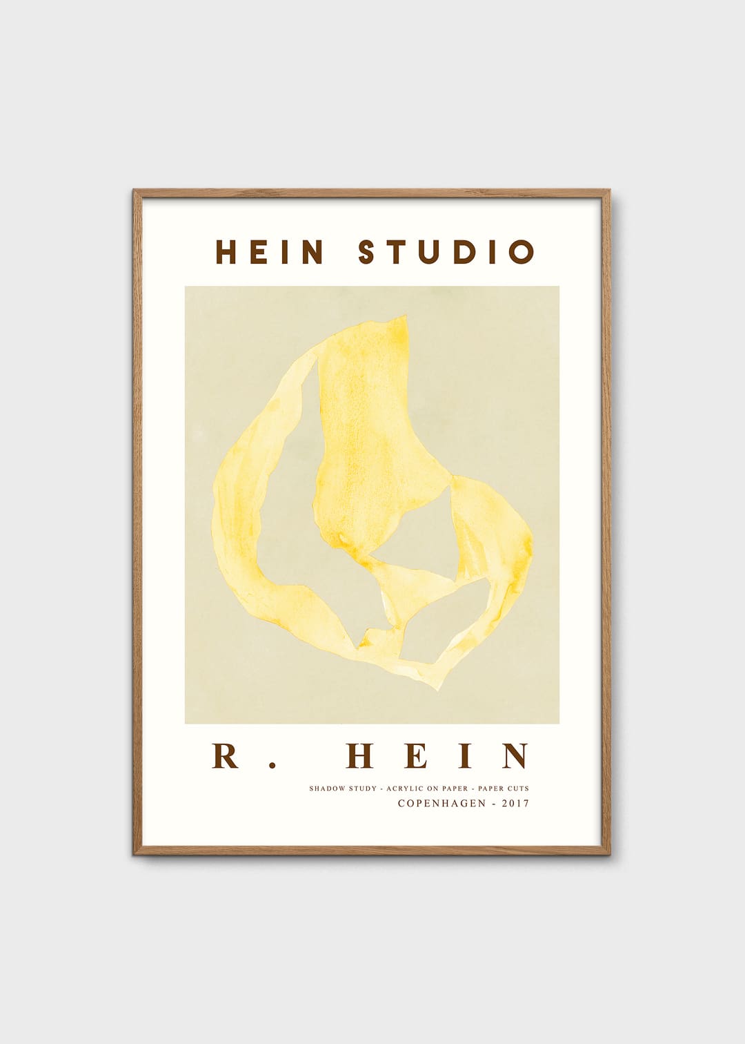 The Poster Club Shadow no. 13 Poster A4 beige abstrakt