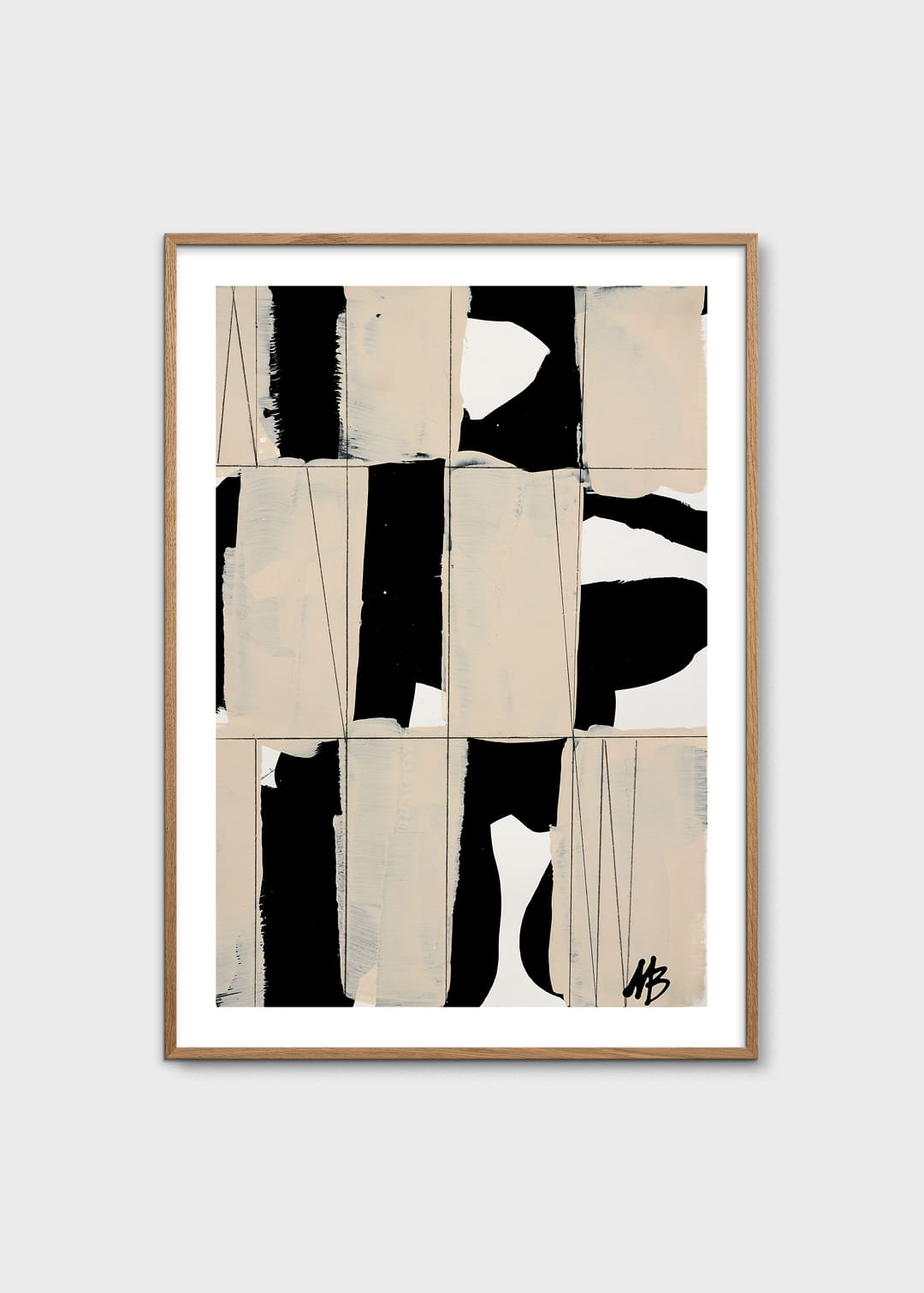 The Poster Club Art Prints Organized Poster A4 beige