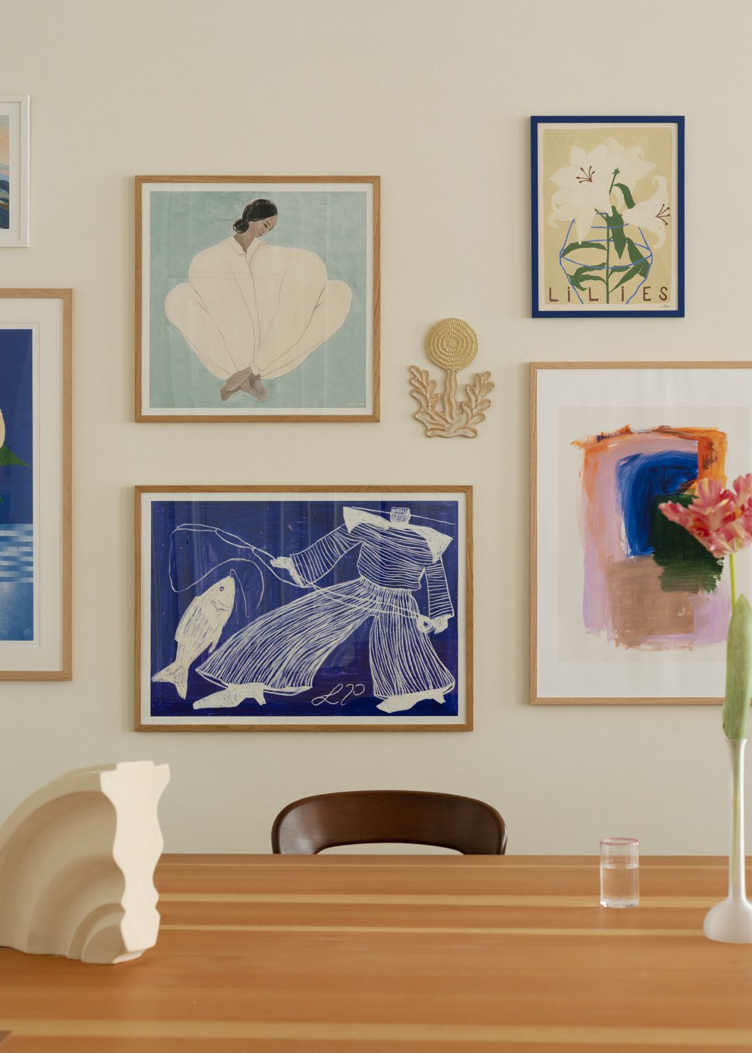 The Poster Club Edit No. 096 Art Wall Bilderwand Set Blau