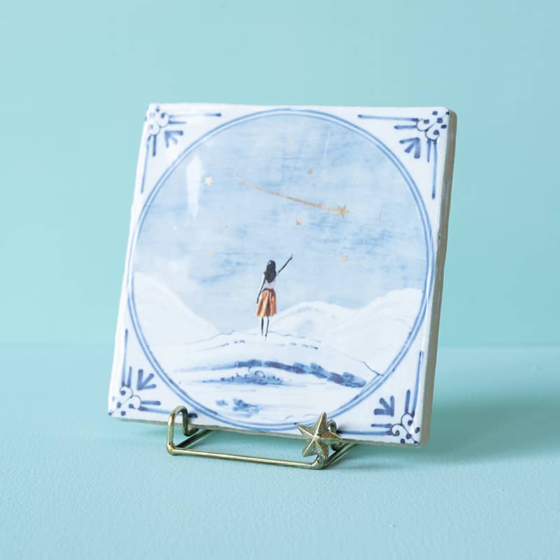 Storytiles Tile Holders Golden Holdie Star Fliesenhalter Gold Stern