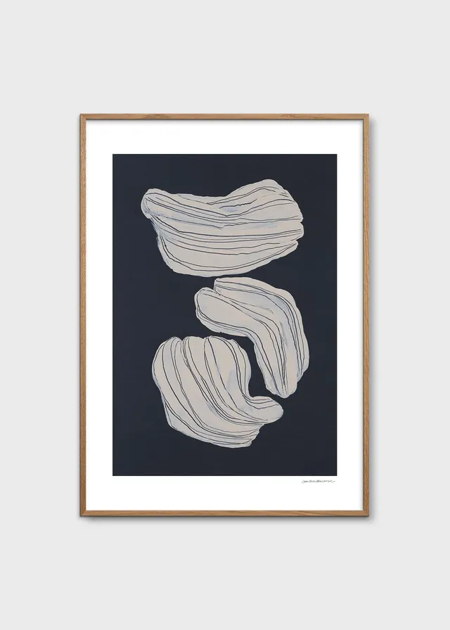 The Poster Club Blur Poster 50x70 cm blau grau