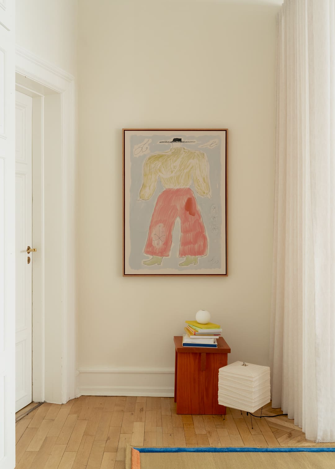 The Poster Club Sam Peach Canvas 30x40 bunte Formen