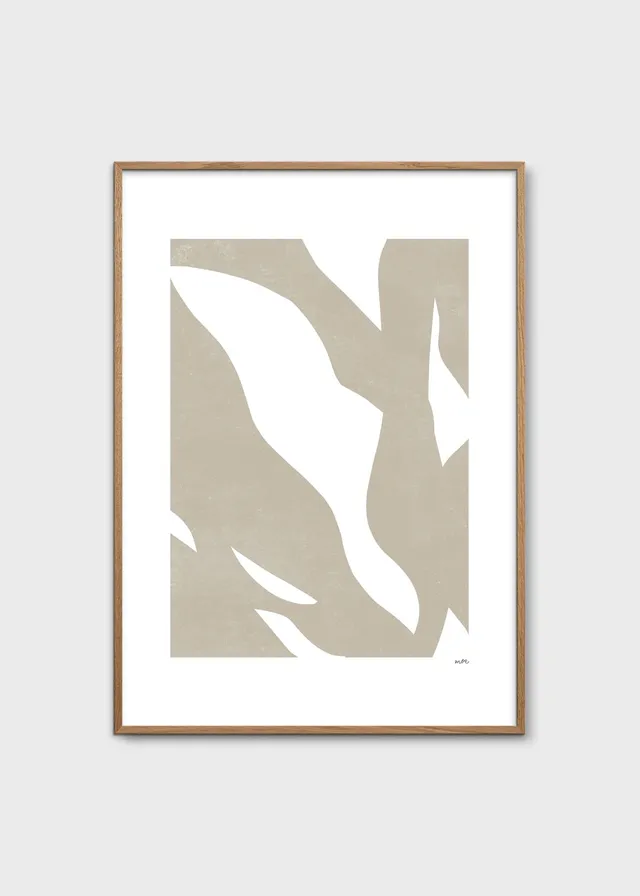 The Poster Club Fragments Poster 30x40 cm beige abstrakt