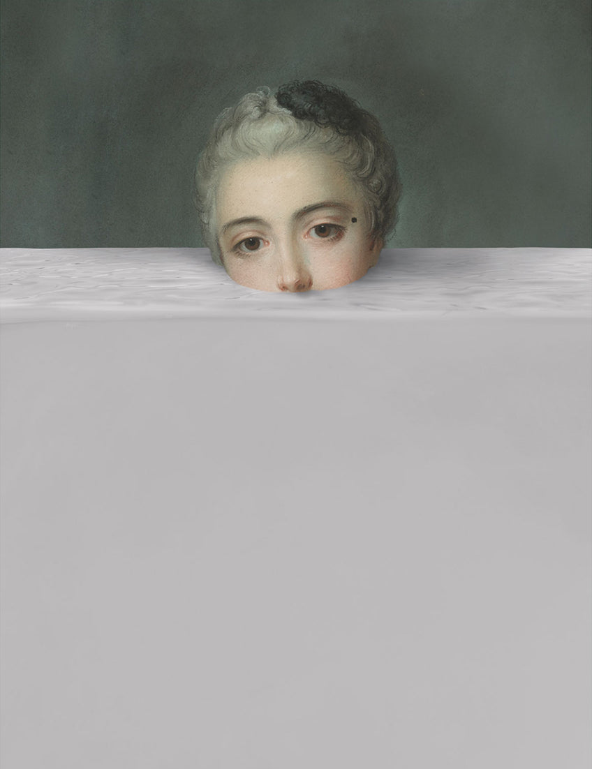 Mineheart Submerged-2 Leinwandbild creme 21x30cm