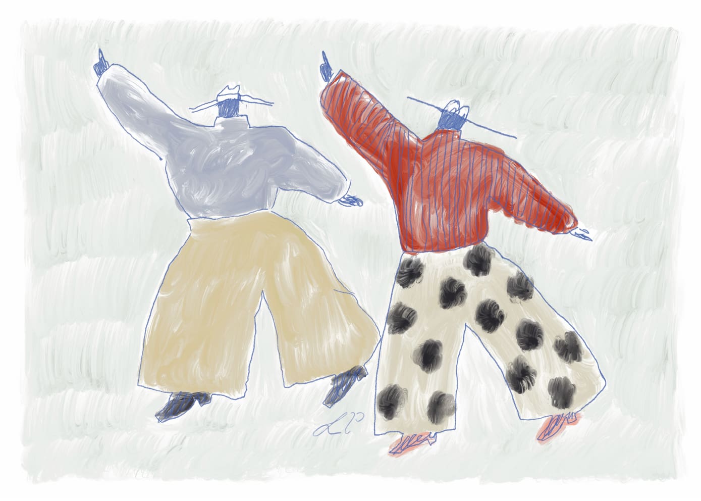 The Poster Club Art Prints Two Main Characters Poster A4
