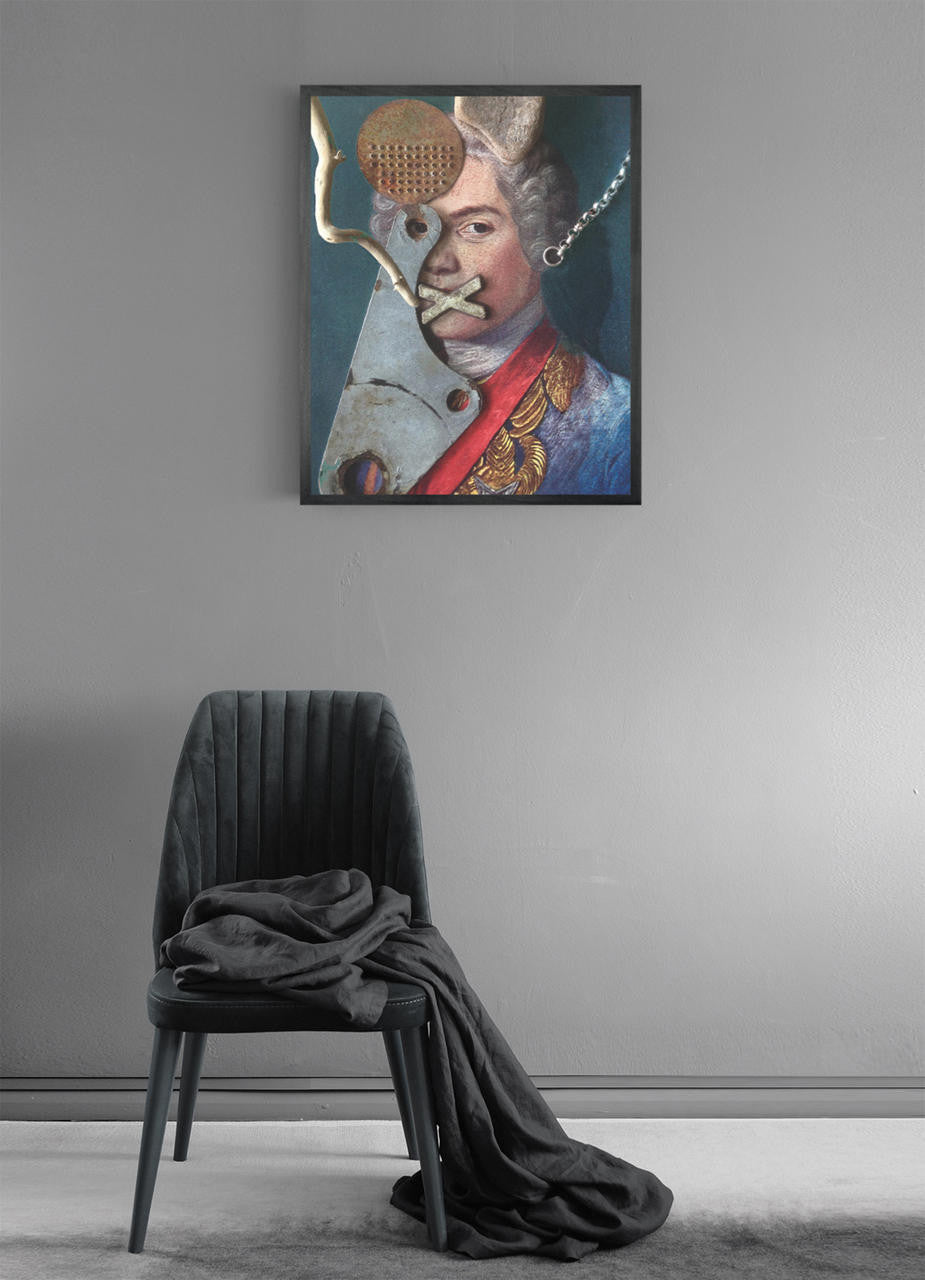 Mineheart King Wall Art Leinwandbild 30x41cm Punk