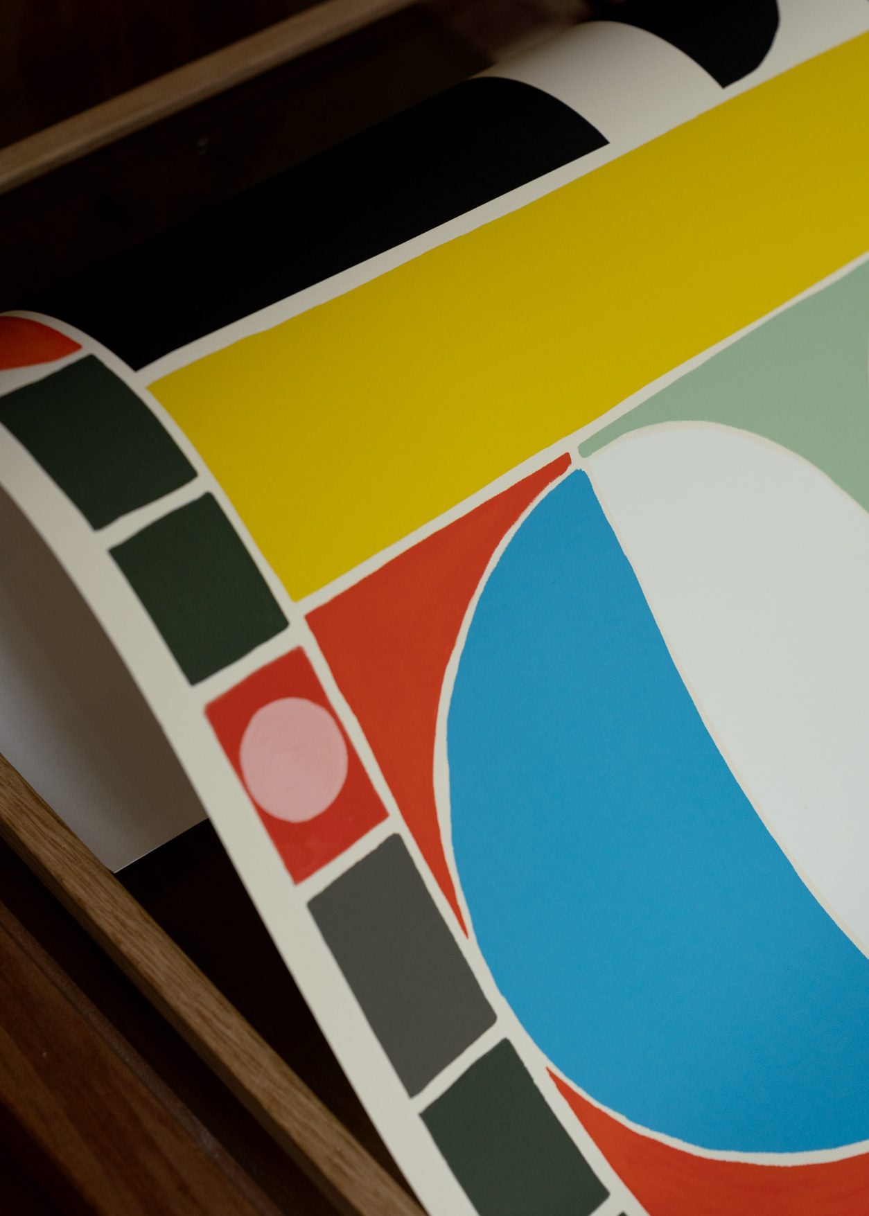 The Poster Club Palette Poster 30x40 cm Geometrisch